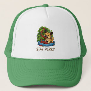 Casquette de camionneur motivationnelle Stay Perky