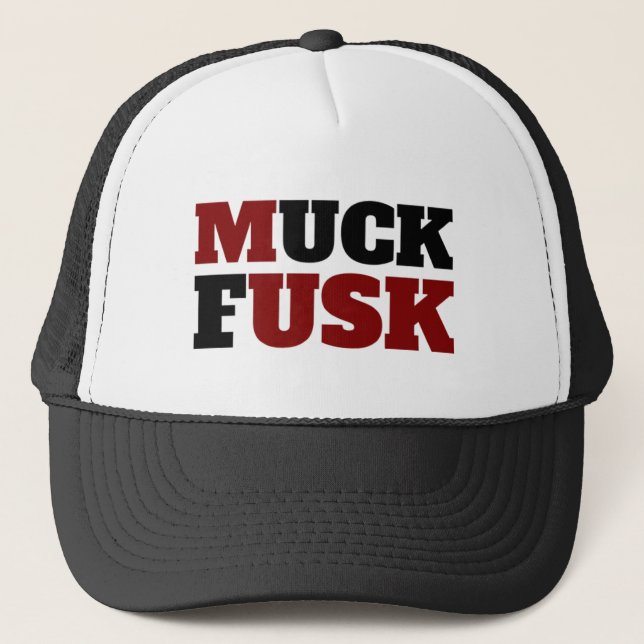 Casquette de camionneur "MUCK FUSK" (Devant)