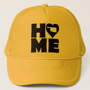 Casquette de camionneur Oklahoma Home Heart State 