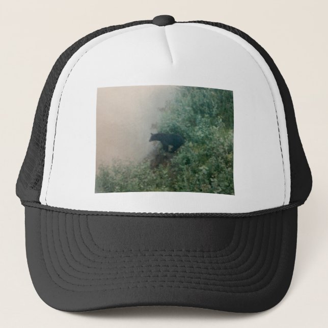 Casquette de camionneur Ours noir (Devant)