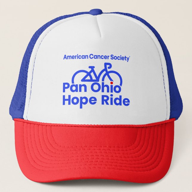 Casquette de camionneur Pan Ohio Hope Ride (Devant)
