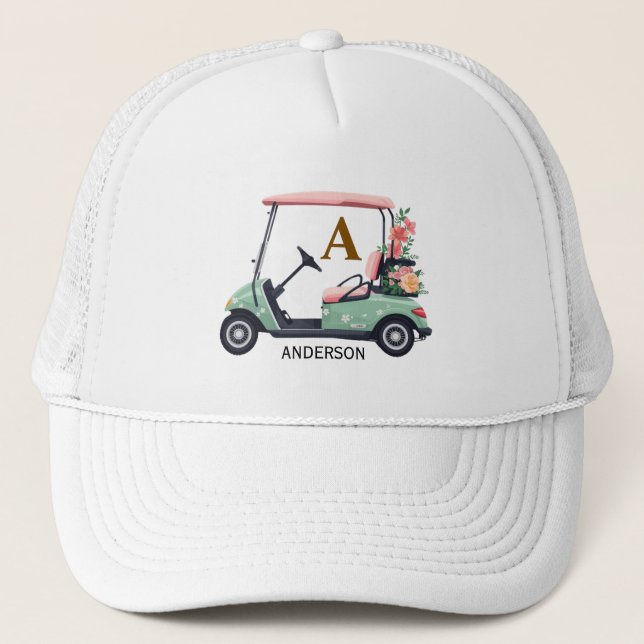 Casquette de camionneur personnalisée au nom du cl (Devant)
