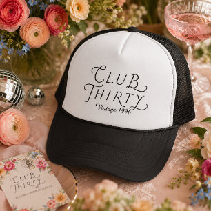 Casquette de camionneur personnalisée Club Thirty 