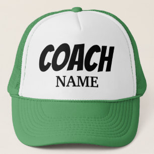 CASQUETTE DE CAMIONNEUR PERSONNALISÉE COACH