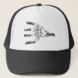 Casquette de camionneur personnalisée Papa Fist Bu