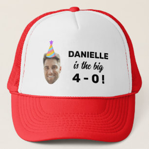 Casquette de camionneur personnalisée pour anniver