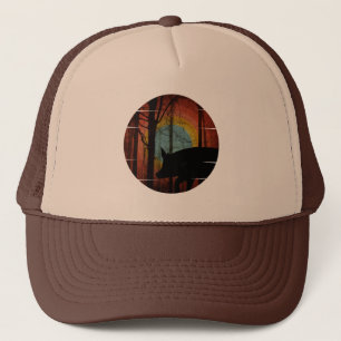 CASQUETTE DE CAMIONNEUR PIG IN THE WOODS FOREST