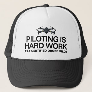 Casquette de camionneur Piloter C'est Dur™