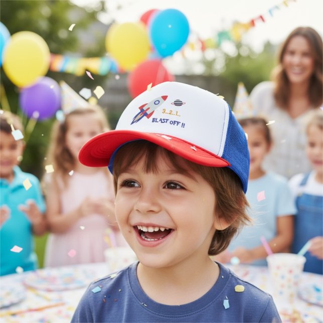 Casquette de camionneur pour enfants Rocket – Amus (Créateur téléchargé)