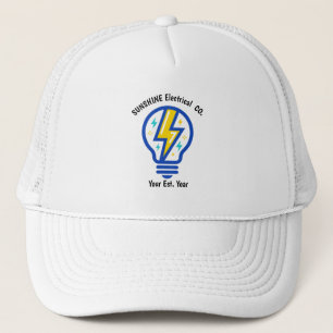 Casquette de camionneur pour entreprise d'électric