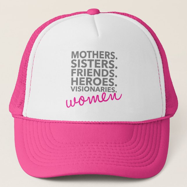 Casquette de camionneur pour femmes autonomes (Devant)