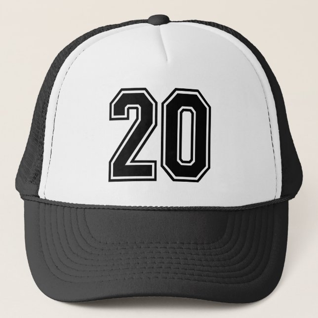 Casquette de camionneur pour fête d'anniversaire 2 (Devant)