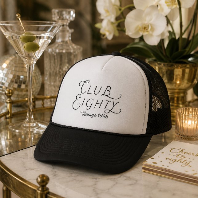 Casquette de camionneur pour le 80e anniversaire d (Créateur téléchargé)