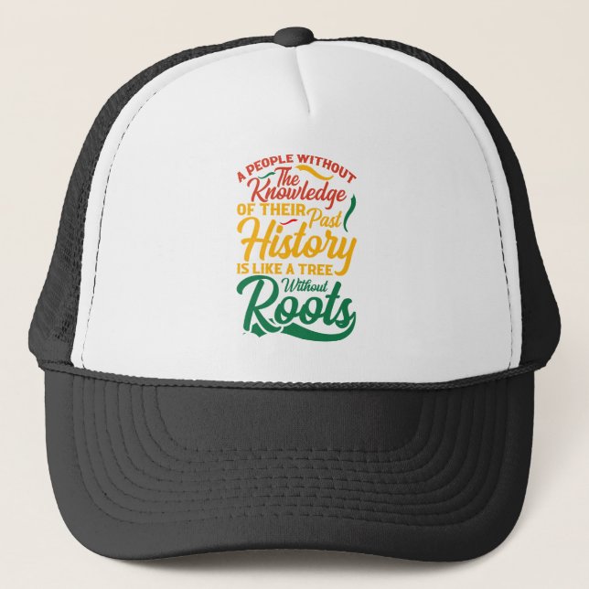 Casquette de camionneur pour le Mois de l'histoire (Devant)