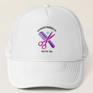 Casquette de camionneur pour salon de coiffure per