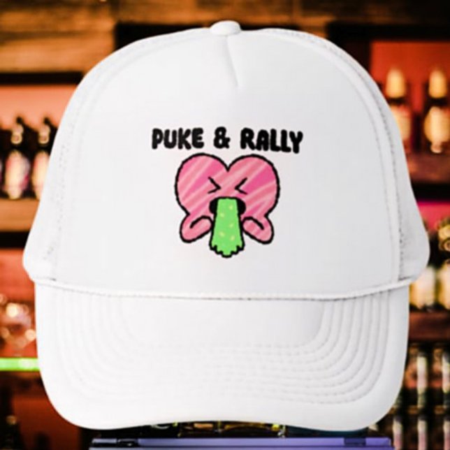Casquette de camionneur Puke & Rally – Édition Par (Créateur téléchargé)