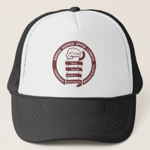 Casquette de camionneur RAUC Marron Logo