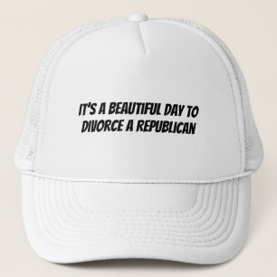 Casquette de camionneur républicain divorcé