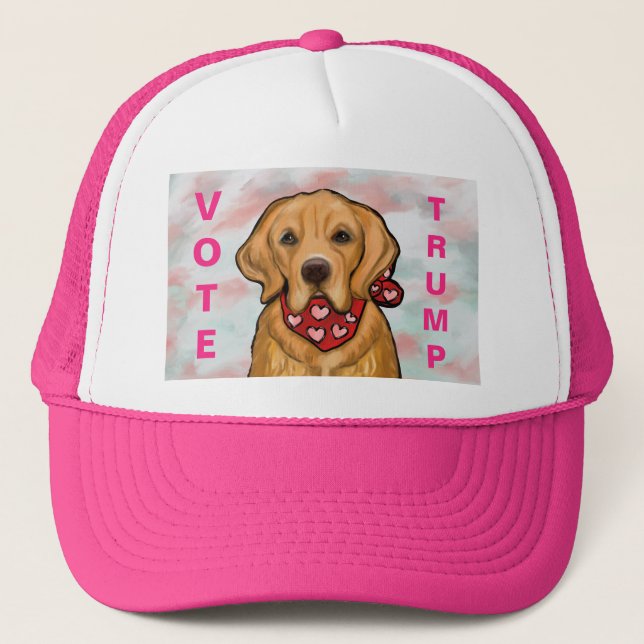 Casquette de camionneur Retriever doré (Devant)