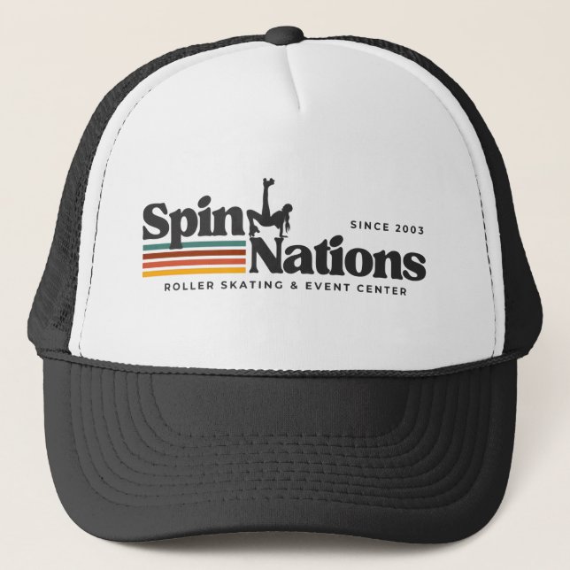 Casquette de camionneur rétro 2025 | SpinNations (Devant)