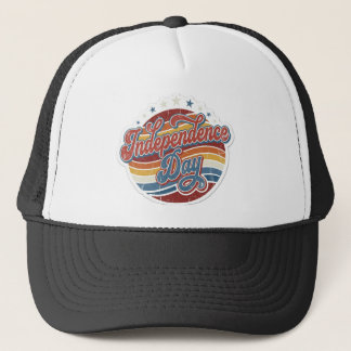 Casquette de camionneur Rétro 4 juillet Jour de l'