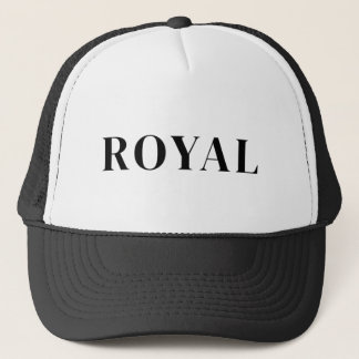 Casquette de camionneur Royal Text | Casquette min