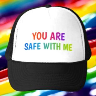Casquette de camionneur Safe Space – Vous êtes en 