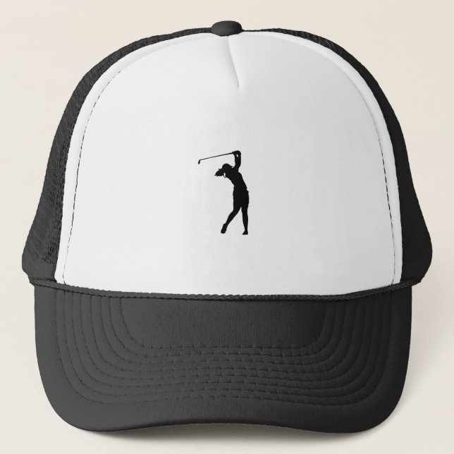Casquette de camionneur silhouette de golf cadeau  (Devant)