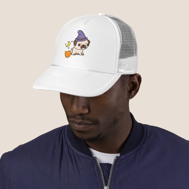 Casquette de camionneur sorcière Puggy (En situation)