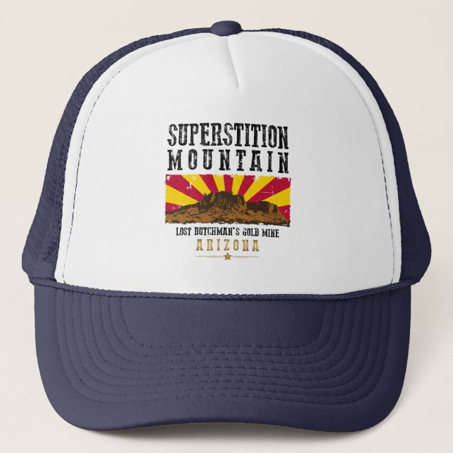 CASQUETTE DE CAMIONNEUR SUPERSTITION MOUNTAIN ARIZ (Devant)