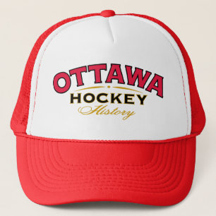 Casquette de camionneur sur l'histoire du hockey à