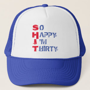 CASQUETTE DE CAMIONNEUR TELLEMENT HEUREUX D'AVOIR