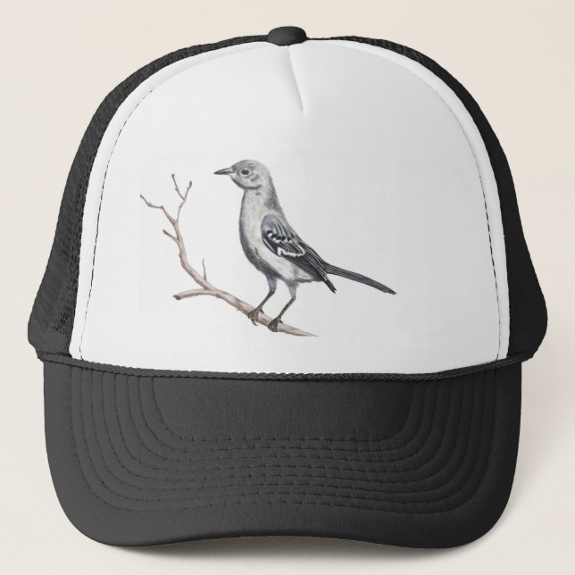 Casquette de camionneur Texas Mockingbird (Devant)