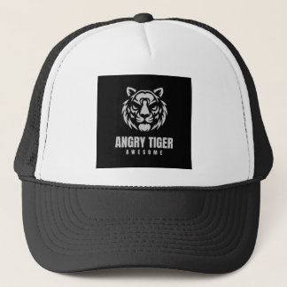 Casquette de camionneur Tigre En colère.