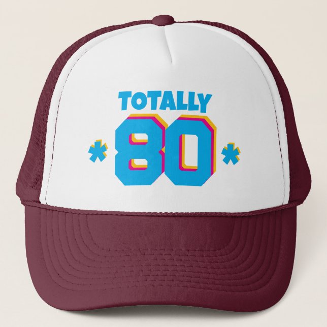 Casquette de camionneur Totalement 80 (Devant)