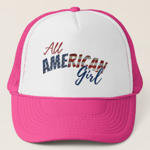 CASQUETTE DE CAMIONNEUR TOUTE AMÉRICAINE FILLE