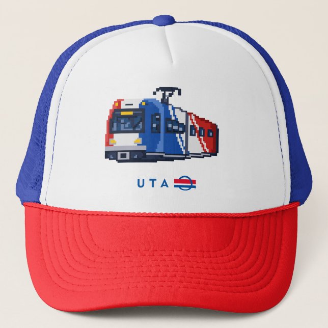Casquette de camionneur TRAX 8 bits (Devant)