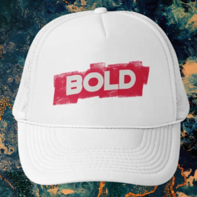 Casquette de camionneur typographie GRASSE – Rouge (Créateur téléchargé)