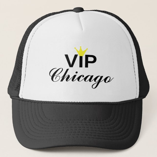 Casquette de camionneur VIP Crown Chicago (Devant)