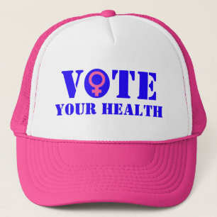 Casquette de camionneur Vote Your Health