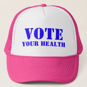 Casquette de camionneur Vote Your Health
