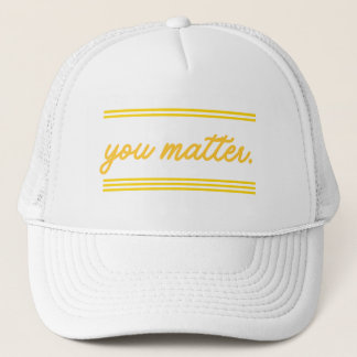 Casquette de camionneur : Vous comptez