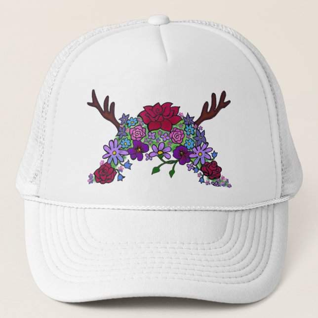 Casquette de camionneur Wild Thing Wildflower Quee (Devant)