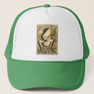 Casquette de camionneurs de sérénade de grenouille