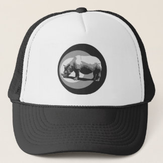 Casquette de camionneurs de symbole de rhinocéros