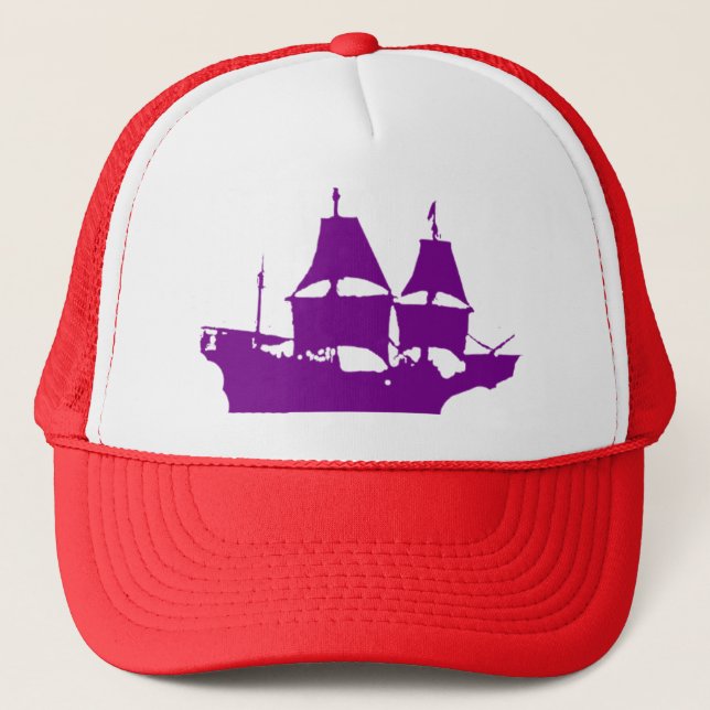 Casquette de camions Mayflower Purple (Devant)