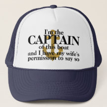 Casquette de capitaine Of This Boat Funny