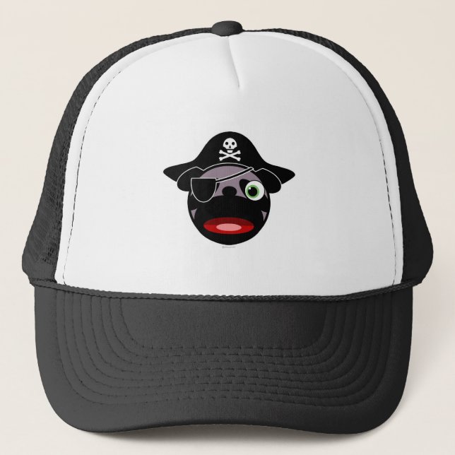Casquette de carlin de pirate (Devant)
