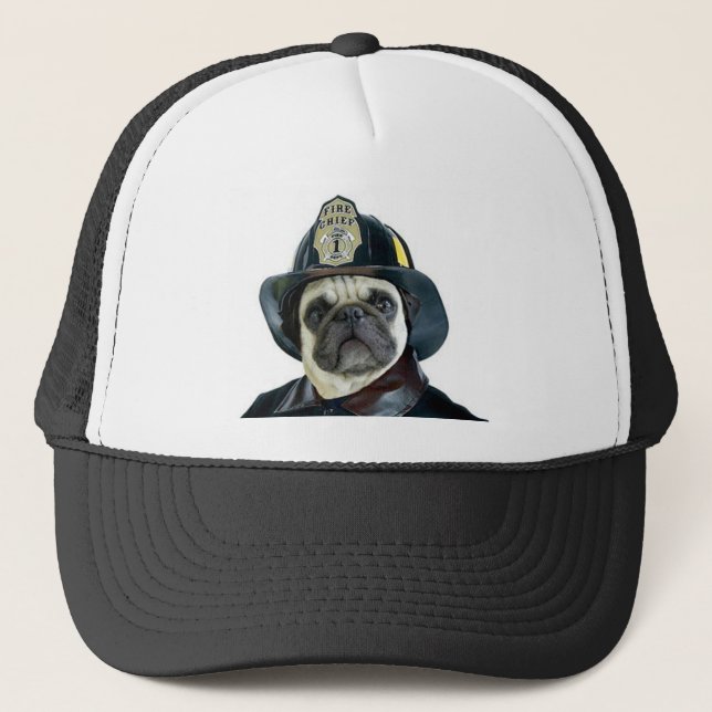 Casquette de carlin de pompier (Devant)