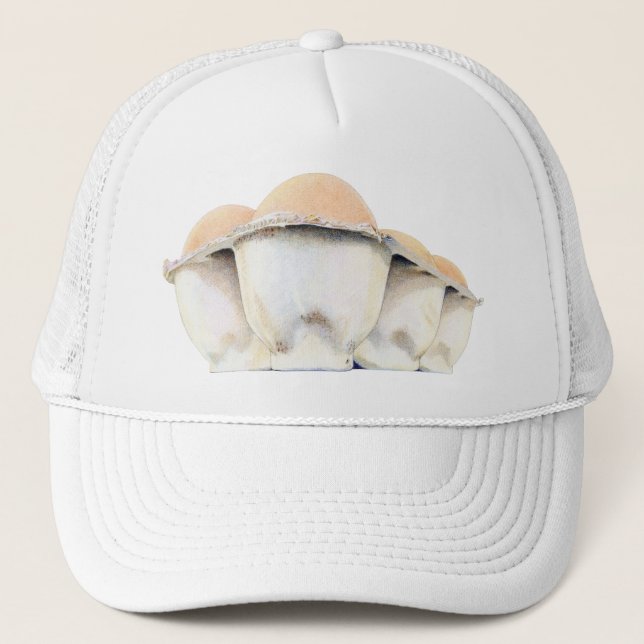 Casquette de carton d'oeuf (Devant)